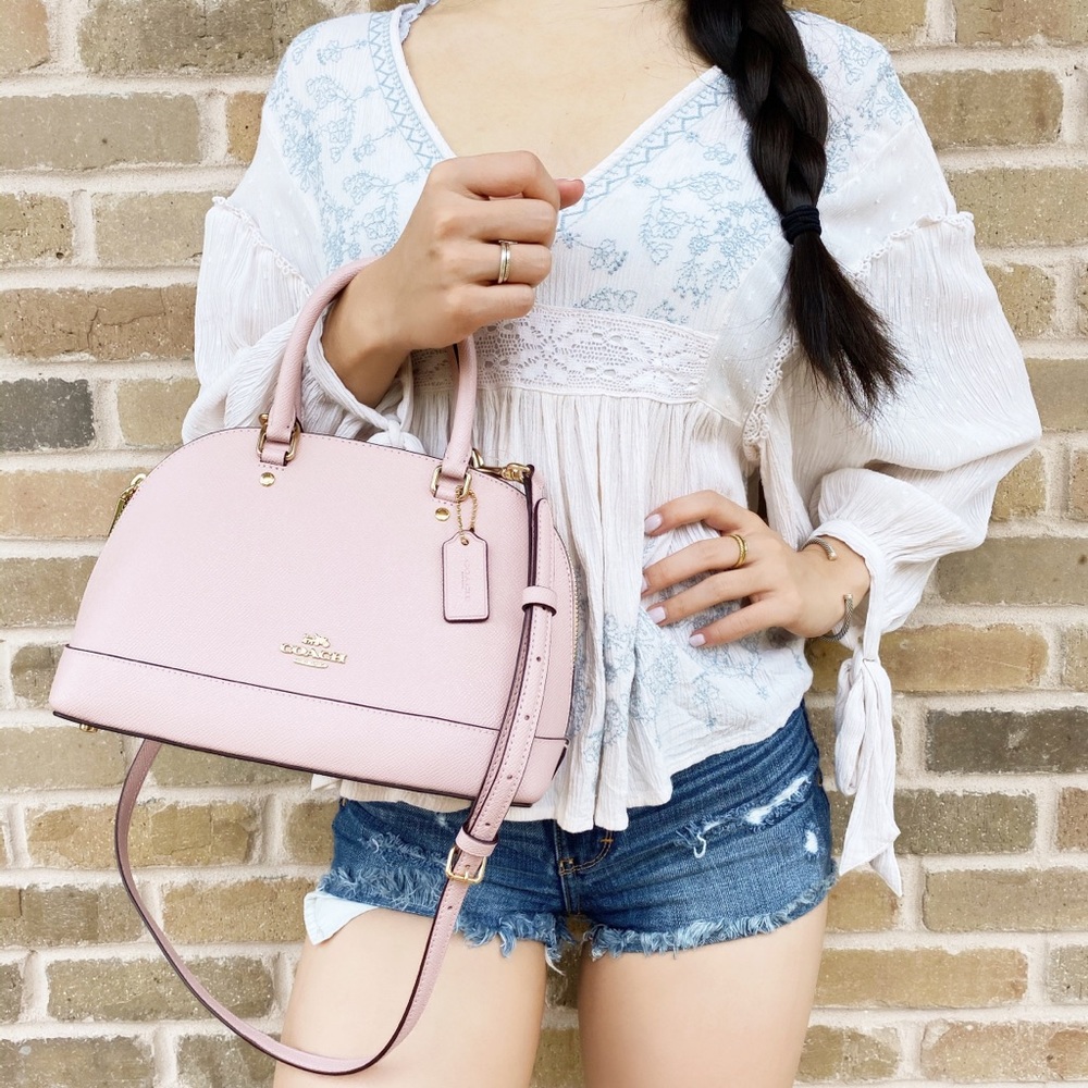 SALE‼️‼️ Coach small dome satchel crossbody pink - Picture 2 of 5